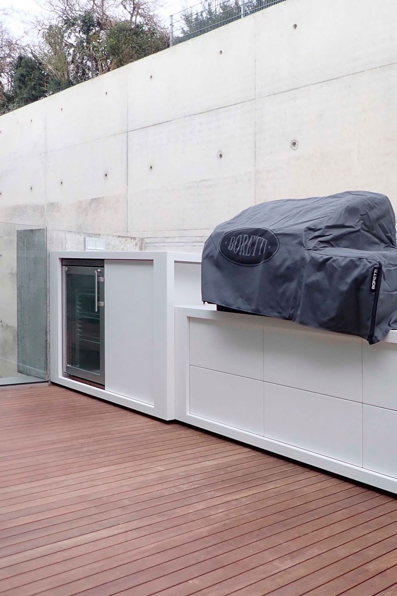 solid surface, hi-macs en corian buiten design keuken op maat gemaakt